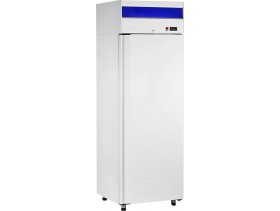 Шкаф холодильный ШХ-0,5 крашенный, (700х690х2050) t -5...+5°С, верх.агрегат, ТЭН оттайки, механический замок, ванна выпаривания конденсата об-122