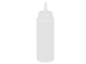 Бутылка для соуса из пластмассы 16 (Бел) 16а Бр-450-2